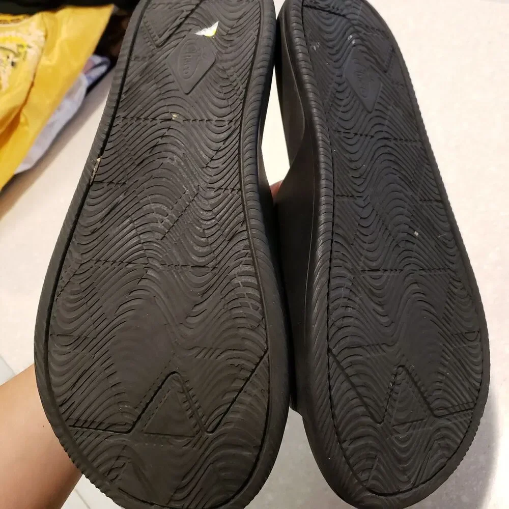 Chaco Chillos Slide Black/Black Comfort Sandal Men's US size 13
